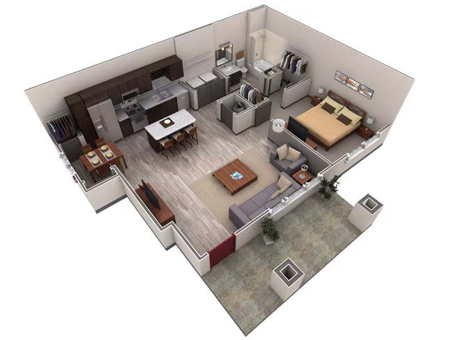 Unit 714 floor plan